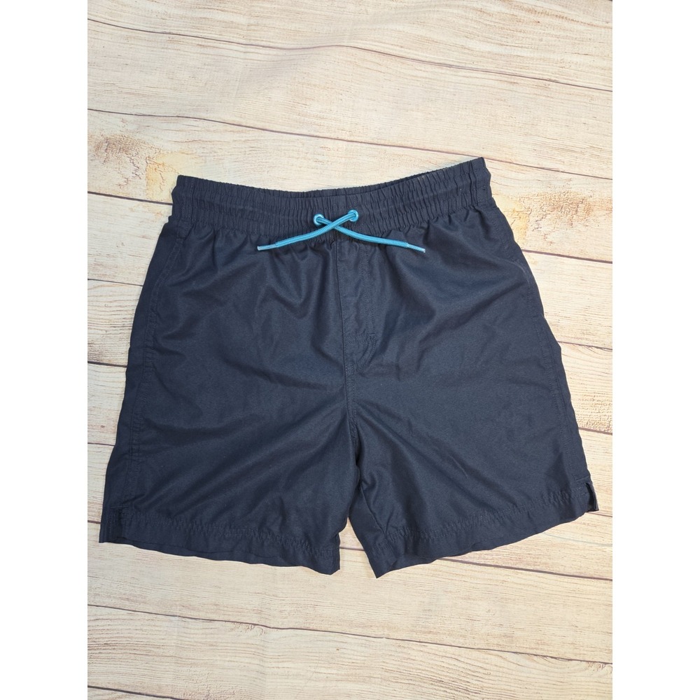Old Navy Boys' Pull-On Solid Swim Trunks‎ XL (14-16)  Navy Blue Drawstring